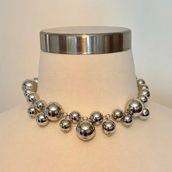 Silver Beaded Chocker - Picture 1 of 3